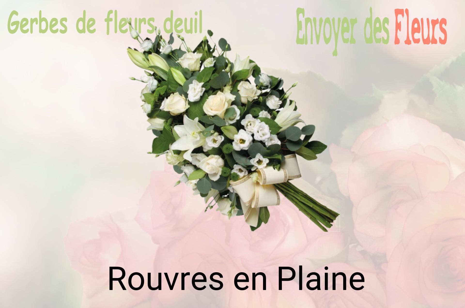 Gerbe de fleurs de deuil livrée à Rouvres-en-Plaine
